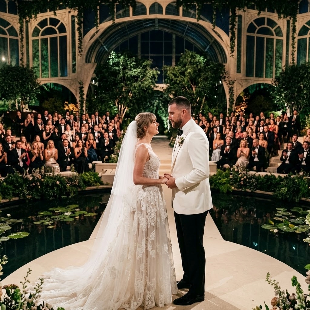 Taylor Swift Officially Releases an Exclusive First Look at Her Wedding Photos With Travis Kelce After Months of Secrecy and Recent Daily Mail Leak of the Original Layout Plans and Scrapped Decisions