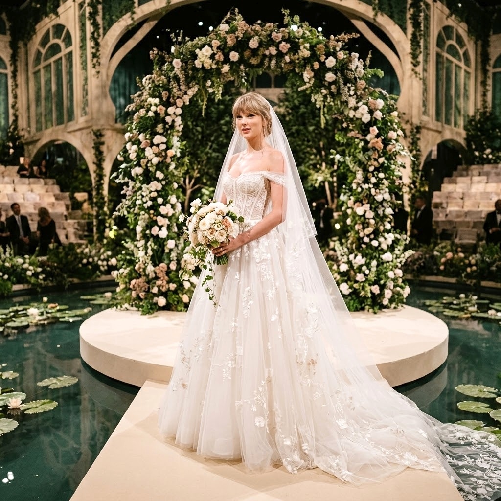 Taylor Swift Officially Releases an Exclusive First Look at Her Wedding Photos With Travis Kelce After Months of Secrecy and Recent Daily Mail Leak of the Original Layout Plans and Scrapped Decisions