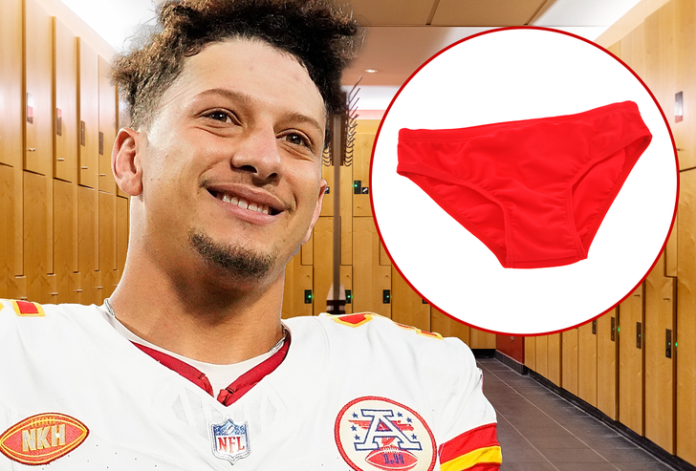 Patrick Mahomes reveals it’s always ‘red panty night’ when he plays thanks to wife Brittany