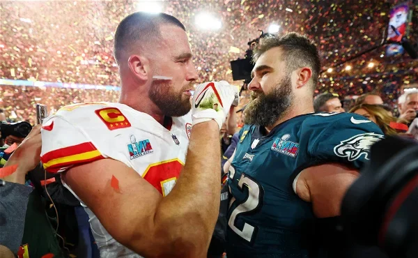 Brutal Travis and Jason Kelce Comparison Takes Social Media by Storm