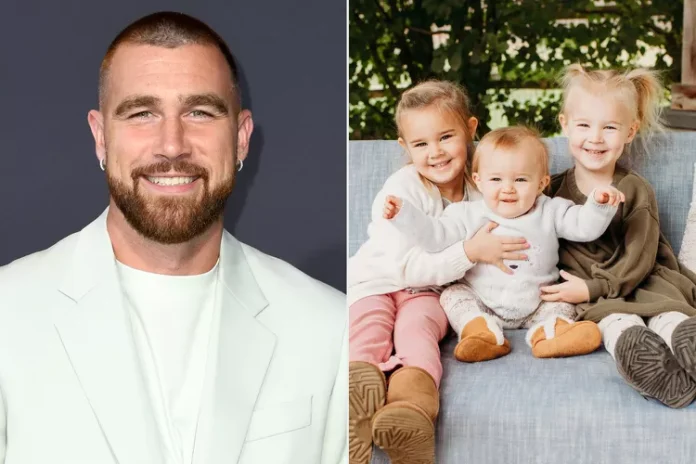 “Having a Family as Wonderful as Yours Would be My Ultimate Achievement and Happiness: Travis Kelce Comments on Footage of Brother Jason Kelce Wrangling His Girls for Holiday Card Sparks Reactions Among NFL Fans”