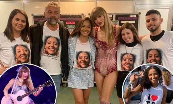 NFL Fans Reacts as Taylor Swift Poses for Photo with Family of fan who Died at Eras Tour Show