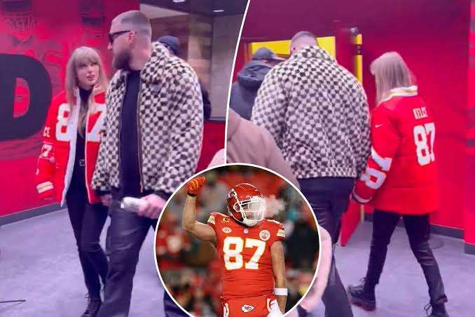 Exclusive: Taylor Swift and Travis Kelce Leave Chiefs Game Holding Hands After Playoffs Win...