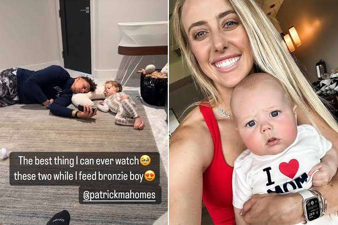 Just In: Brittany boasts about her husband's nighttime activities, which is one of Patrick Mahomes' nicest moments with kids Sterling and Bronze...