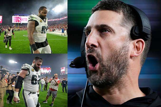 During the Eagles' collapse, Nick Sirianni was backed by Jason Kelce and Fletcher Cox: He has won...