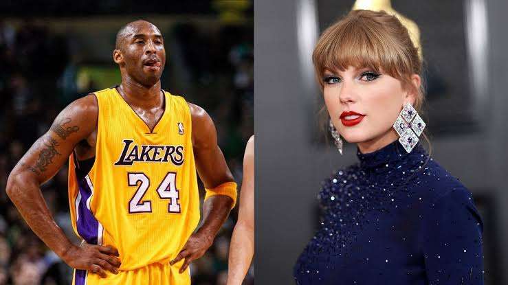 EXCLUSIVE : Taylor Swift, sporting a necklace with a motivational message from Kobe Bryant, embodies the "Mamba Mentality."...