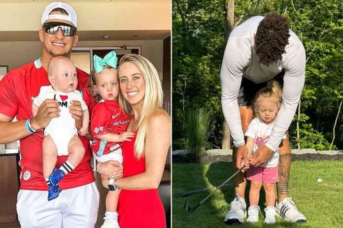 Brittany Mahomes Shares Adorable Photo of Patrick Mahomes Teaching Daughter Sterling, 3, to Golf