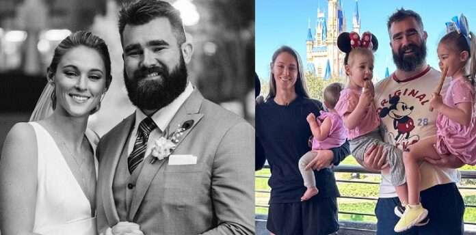 Jason and Kylie Kelce share favourite memories from wedding as they celebrate 6years of being married Jason said being with his wife and daughters is his happiest moment