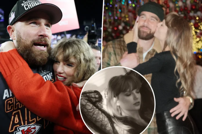 Taylor Swift sends secret message to Travis Kelce in ‘So High School’ lyric video as he seemingly confirms song is about him