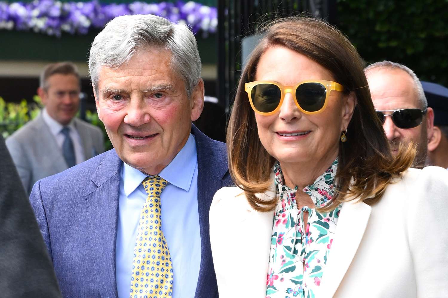 Kate Middleton's Parents Attend Wimbledon Again amid Speculation of Her Possible Appearance This Weekend