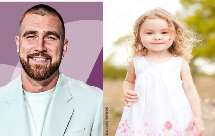 Meet Travis Kelce 2 YO Longtime hiden Daughter A V a Kelce looks exactly like Dad… Taylor swift teary-eyed and Heartbroken finding out who the mother is