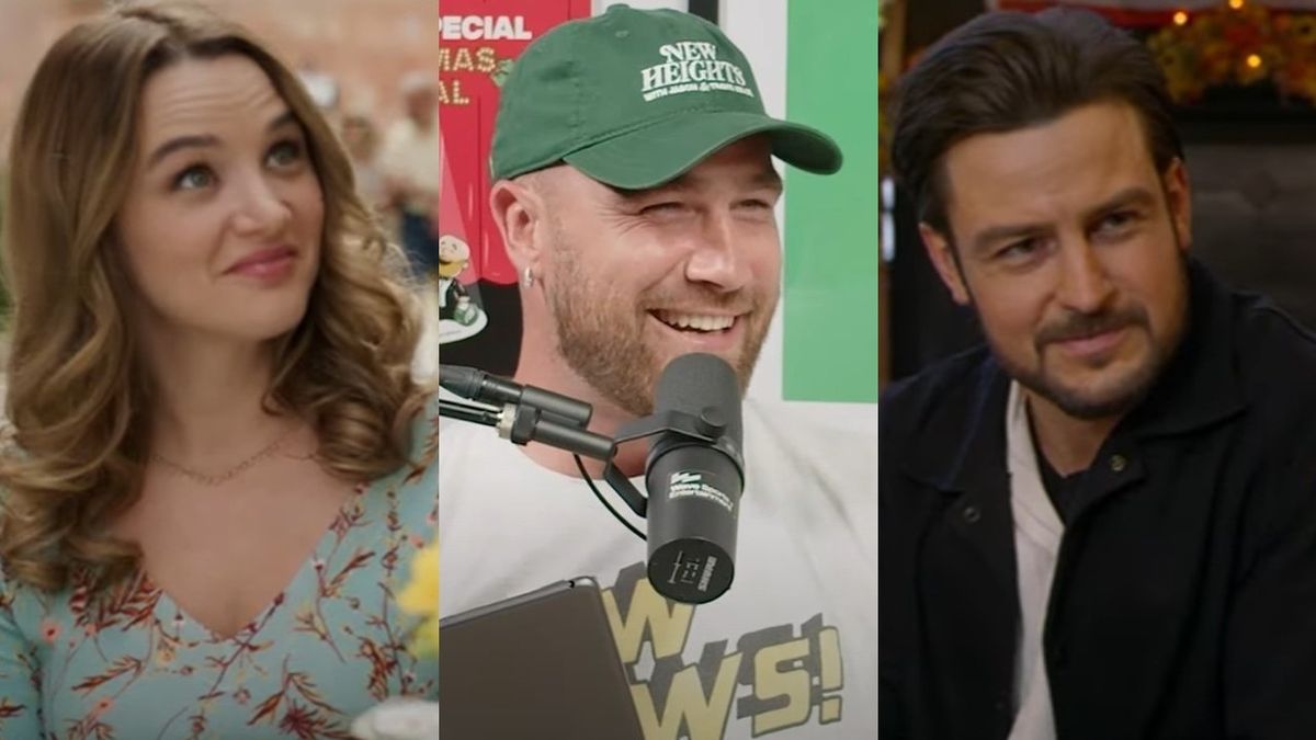 Travis Kelce's Mom Urged Hallmark's Tyler Hynes And Hunter King To Leave Notes For The Football Player, And They Were Very Cute