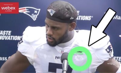 JuJu Smith-Schuster had a Chiefs logo under his Patriots practice jersey shortly before the Patriots cut him