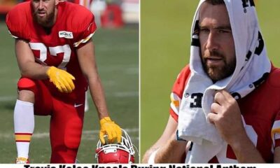 Travis Kelce took a knee during the national anthem, a move that cost him a staggering $10 million fine and an immediate ejection from the game