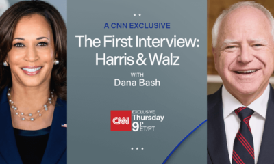 In an exclusive interview with CNN's Dana Bash, Gov. Tim Walz commented on his son's emotional reaction at the Democratic National Convention.