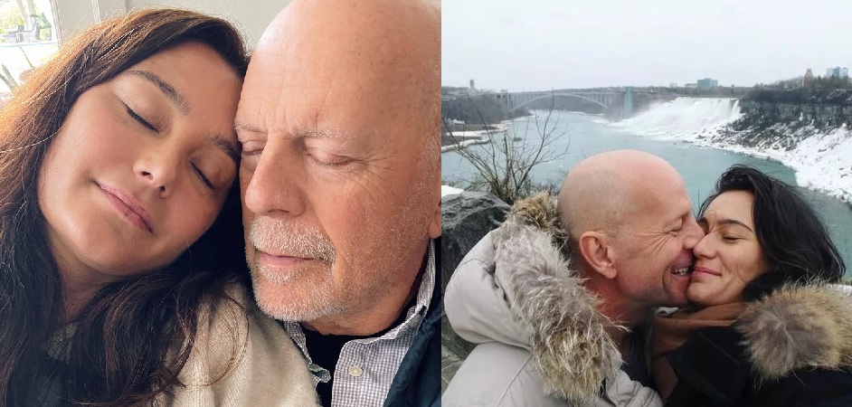 Bruce Willis’ wife Emma remembers happier times with throwback photos as she took a trip down memory lane amid his worsening dementia battle.