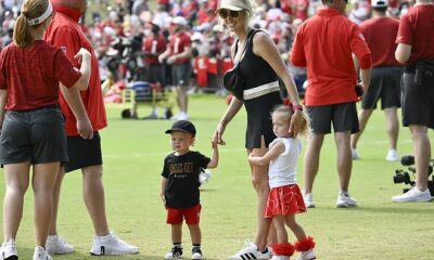 Brittany Mahomes takes in Patrick's Chiefs game with daughter holding baby doll: Baby had a very busy day