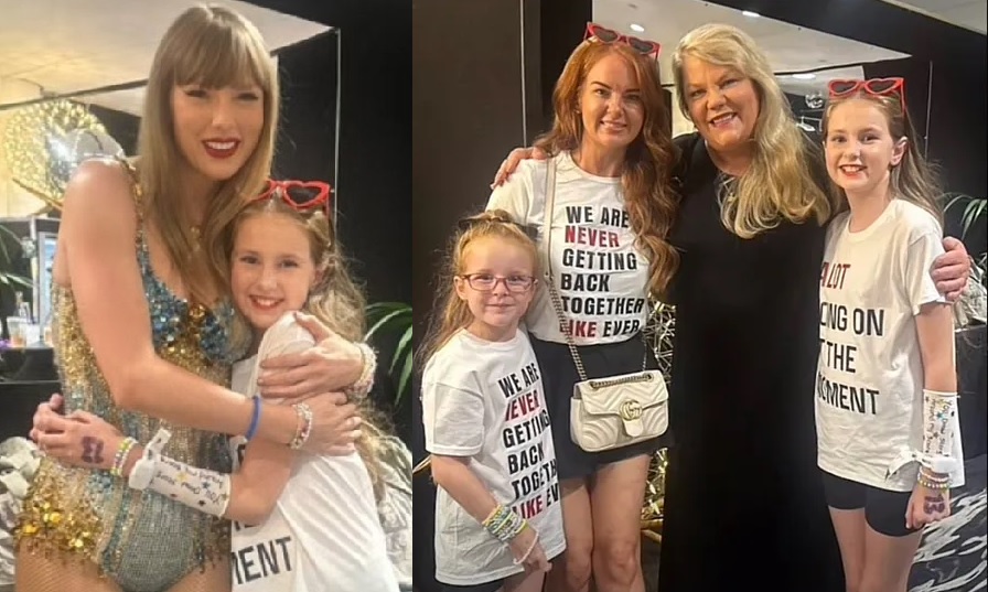 Taylor Swift and her mom meet Southport stabbing victims backstage at Eras Tour