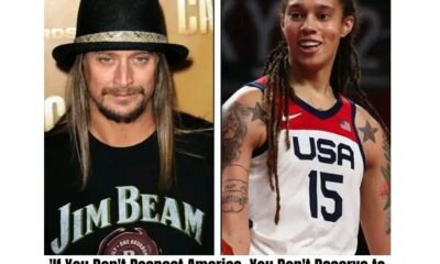 Brittney Griner Explodes in Rage After Kid Rock’s Harsh Criticism: “If You Don’t Respect America, You Have No Right to Represent It” Full story in comment