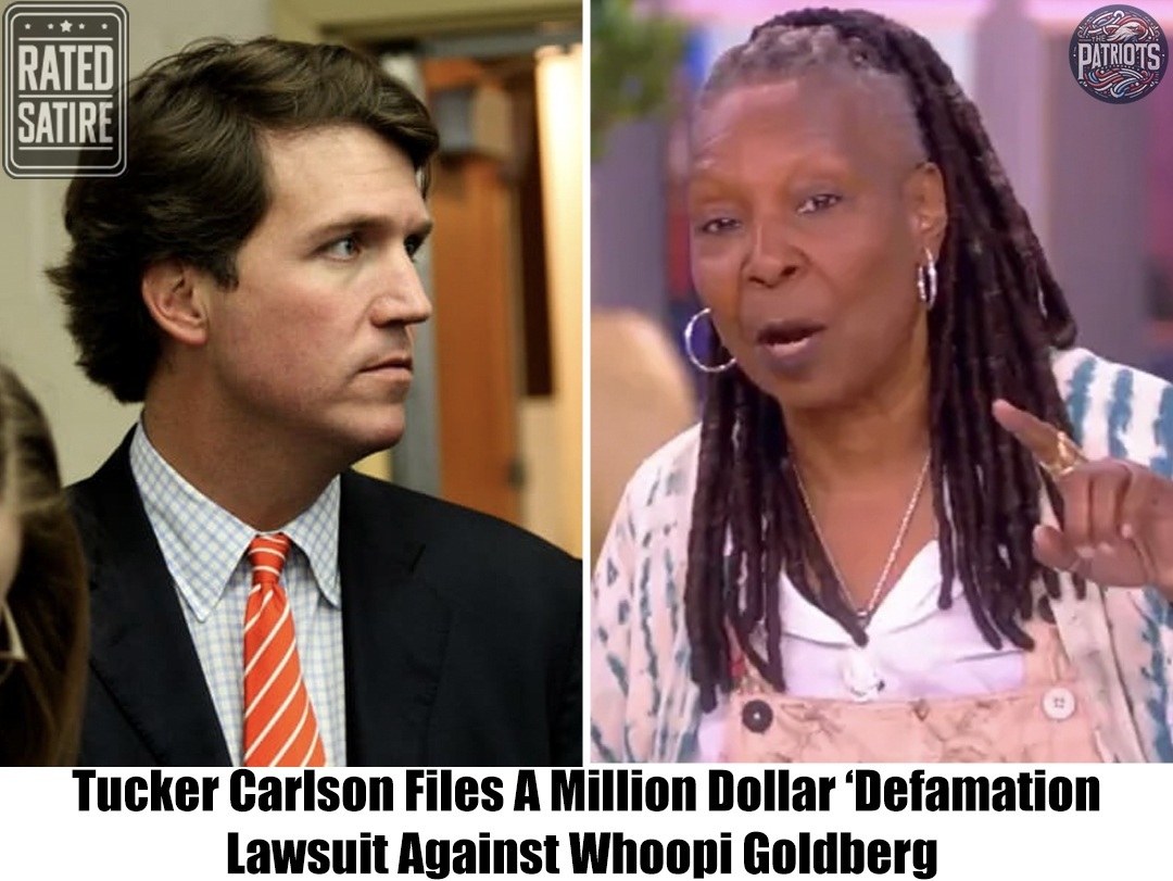 Tucker Carlson Files A Million Dollar ‘Defamation Lawsuit Against Whoopi Goldberg