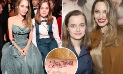 Angelina Jolie Reveals Matching Tattoo She Has With Daughter Vivienne