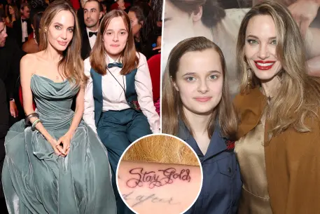 Angelina Jolie Reveals Matching Tattoo She Has With Daughter Vivienne