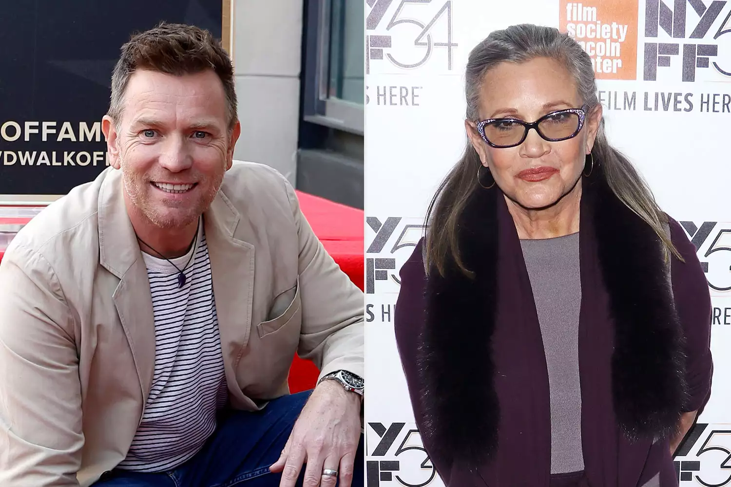 Ewan McGregor Says It 'Means the World' to Have His Hollywood Walk of Fame Star Close to Carrie Fisher's (Exclusive)