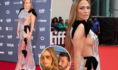 Talk about a revenge dress! 🔥 Jennifer Lopez sizzles on the carpet at the TIFF24 premiere of "Unstoppable," making her first public appearance since filing for divorce from Ben Affleck. Ben’s company Artists Equity produced the movie, but he skipped out for this occasion.