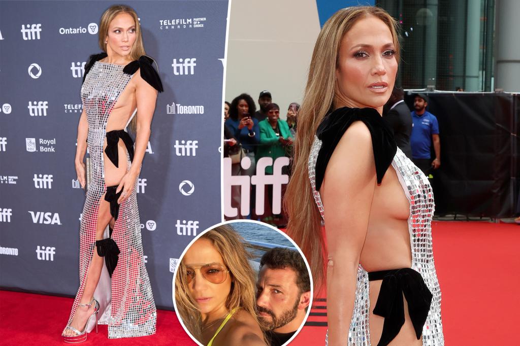 Talk about a revenge dress! 🔥 Jennifer Lopez sizzles on the carpet at the TIFF24 premiere of "Unstoppable," making her first public appearance since filing for divorce from Ben Affleck. Ben’s company Artists Equity produced the movie, but he skipped out for this occasion.