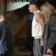 JUST IN: Taylor swift and her beau Travis kelce were seen holding hands sweetly as they walk into the Waverly Inn restaurant in New York City for dinner after Chiefs victory over Ravens Baltimore