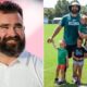 Kylie Kelce jokes at husband Jason Kelce's expense in touching Instagram tribute to his ESPN analyst debut