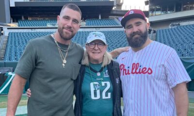 Travis Kelce says his mom 'made it look easy' when it came to raising him and Jason Kelce