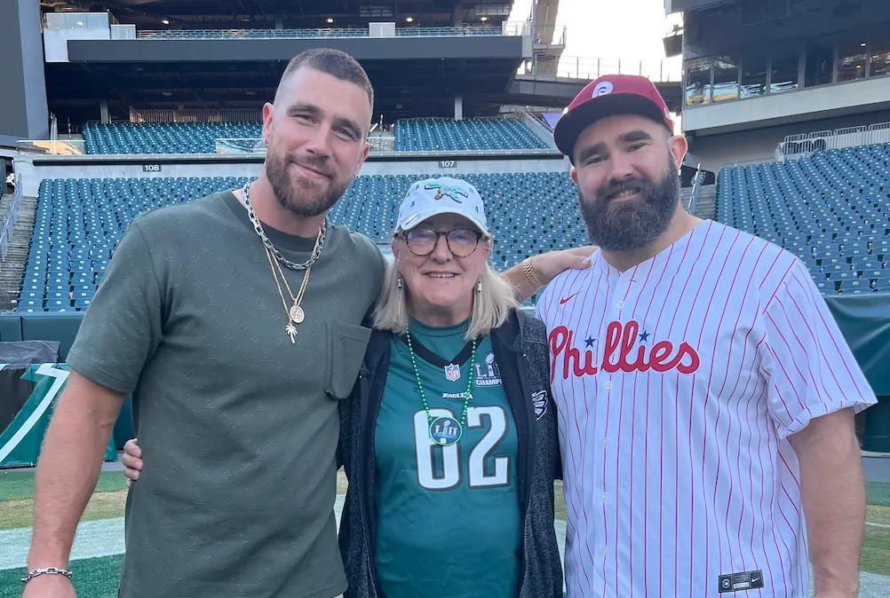 Travis Kelce says his mom 'made it look easy' when it came to raising him and Jason Kelce