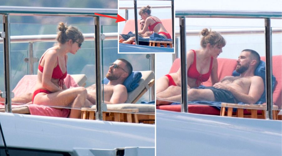 Travis Kelce and Wife Taylor Swift Share an Intimate, Cozy Moment on a Romantic Boat Getaway as Travis May Ditch the Chiefs’ Team Plane to Seattle Ahead of the Chiefs vs. Seahawks Game