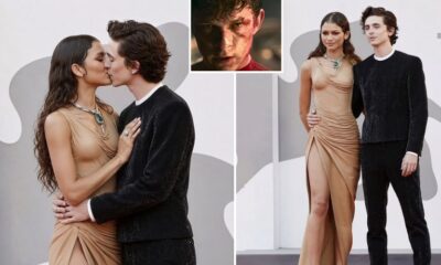 Zendaya and Timothée Chalamet Share a Kiss at the Dune: Part Three Red Carpet, Something Zendaya Describes as a “Scene Scripted Kiss,” as Tom Holland Gives a Shocking Five Word Response
