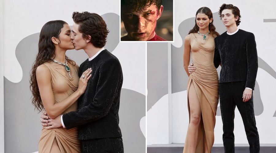 Zendaya and Timothée Chalamet Share a Kiss at the Dune: Part Three Red Carpet, Something Zendaya Describes as a “Scene Scripted Kiss,” as Tom Holland Gives a Shocking Five Word Response