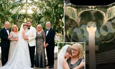 Taylor Swift Officially Releases Exclusive First Look at Her Wedding Photos With Husband Travis Kelce and Both Sets of Parents, Donna and Ed Kelce and Andrea and Scott Swift, After Months of Secrecy and the Recent Daily Mail Leak of the Original Wedding Layout Plans and Scrapped Decisions